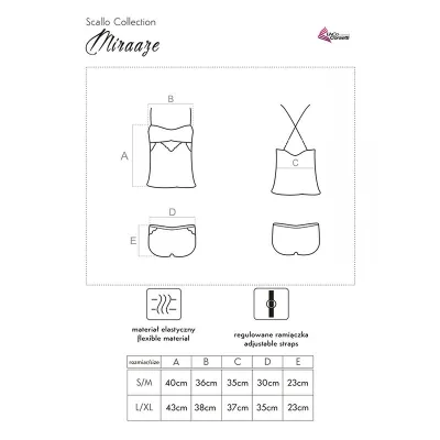 Miraaze Hemd + Shorts Schwarz – Livco Corsetti Fashion