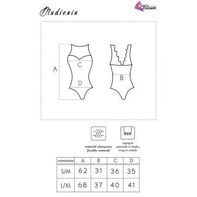 Mudienin Lc 90654 Body Schwarz | Livco Corsetti Fashion