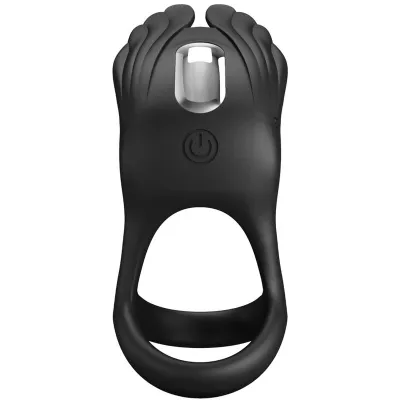 Vibrant Penis Ring 7 Modes Black Silicone – Pretty Love