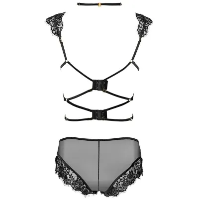 Palmenom Bh + Slip Schwarz – Livco Corsetti Fashion