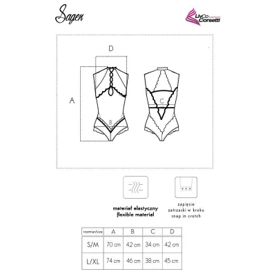 Sagen Body Schwarz – Livco Corsetti Fashion