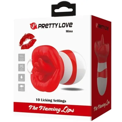 Mina Tongue Stimulator Bright Red | Pretty Love
