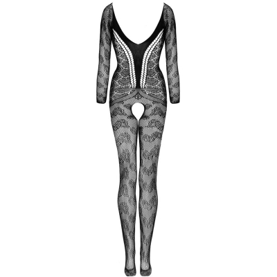 Cordill Lc 17358 Bodystocking Ouvert Schwarz OneSize | Livco Corsetti Fashion