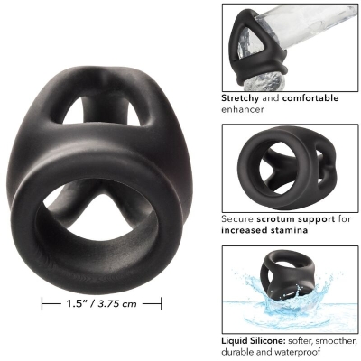 Alpha Dual Cage Ring Schwarz | Calex