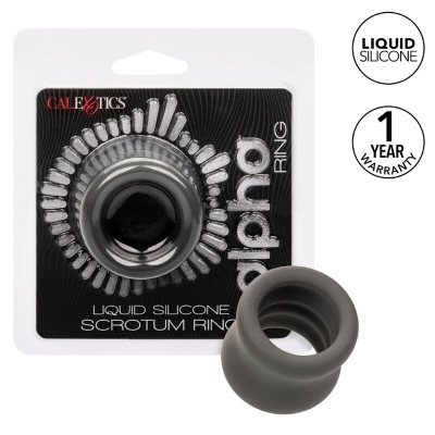 Alpha Scrotum Dehnungsring Schwarz | Calex