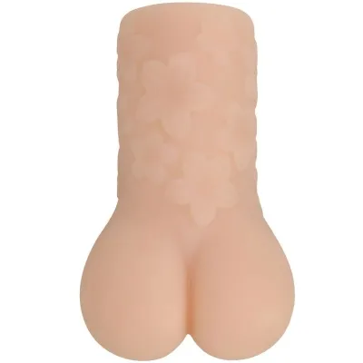 Scarlet red masturbator in vagina shape