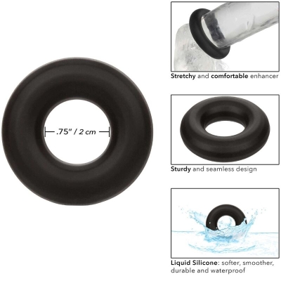 Alpha Prolong Medium Ring Schwarz | Calex