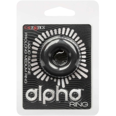 Alpha Prolong Medium Ring Schwarz | Calex