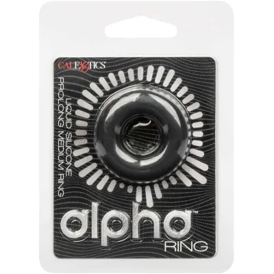 Alpha Prolong Medium Ring Schwarz – Calex