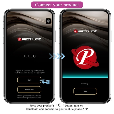 Hector Electroshock Vibrator App Steuerung Lila | Pretty Love