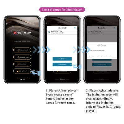 Hector Electroshock Vibrator App Steuerung Lila | Pretty Love