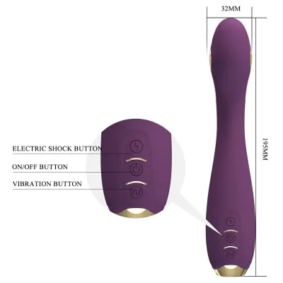 Hector Electroshock Vibrator App Control Purple | Pretty Love