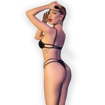 Cr 4700 Set Bodysuit Black S/M – Chili rose
