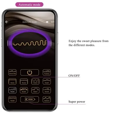 Doreen Purple Wiederaufladbares Vibrations Ei – Pretty Love
