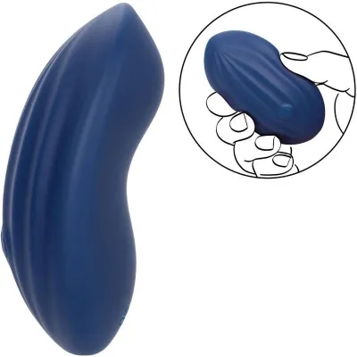 Cashmere Samt Curvy Blau | Calex