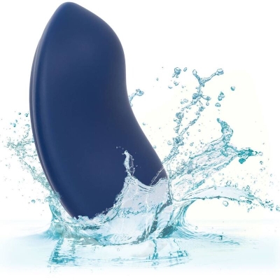 Cashmere Samt Curvy Blau | Calex