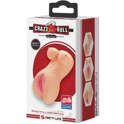 Hannah Realistic Vagina and Anal Vibrator