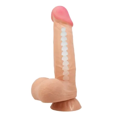 Sliding Skin Realistischer Dildo Mit Saugnapf Fleisch 21,8cm – Pretty Love