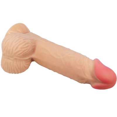 Realistischer Sliding Skin Dildo Mit Saugnapf Hautfarben 20,6cm | Pretty Love