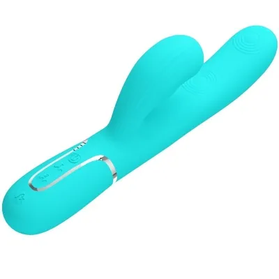 Perlita 3 in 1 G-Spot Vibrator Aqua Green | Pretty Love