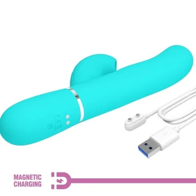 Perlita 3 in 1 G-Spot Vibrator Aqua Green | Pretty Love