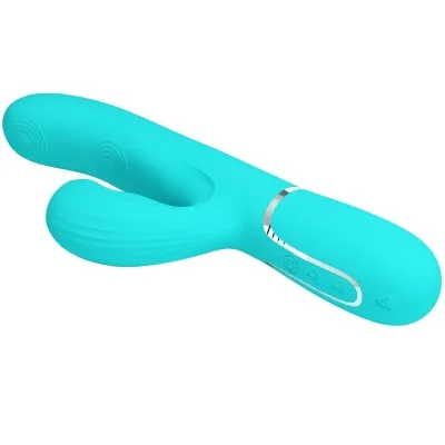 Perlita 3 in 1 G-Spot Vibrator Aqua Green | Pretty Love