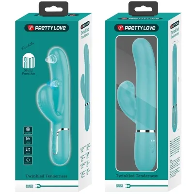 Perlita 3 in 1 G-Spot Vibrator Aqua Green | Pretty Love