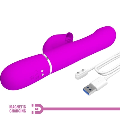 Rabbitvibrator Perlen Violett | Pretty Love