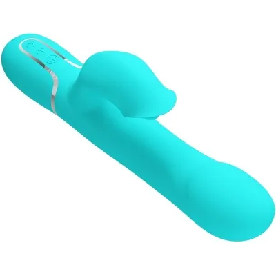 Rabbit vibrator Pearls Aqua Green | Pretty Love