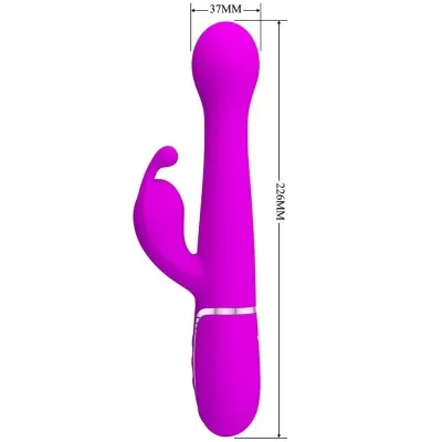 Dejon Rabbit Vibrator 3 In 1 Purple | Pretty Love