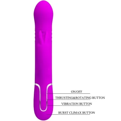 Coale Rabbitvibrator Perlen Violet | Pretty Love