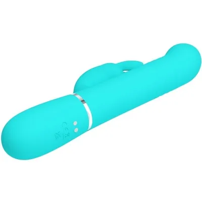 Coale Rabbit Vibrator Beads Aqua Green | Pretty Love