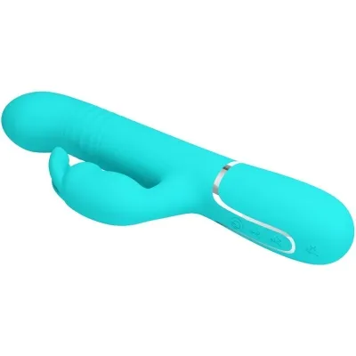 Coale Rabbit Vibrator Beads Aqua Green | Pretty Love
