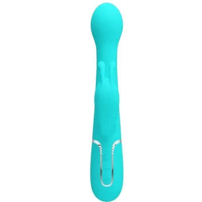 Dejon Rabbit Vibrator 3 In 1 Aqua Green | Pretty Love