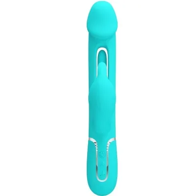 Dejon Rabbit Vibrator 3 In 1 Aqua Green | Pretty Love