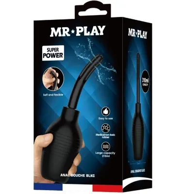 Anal Douche Blkc Super Power Schwarz – Mr Play