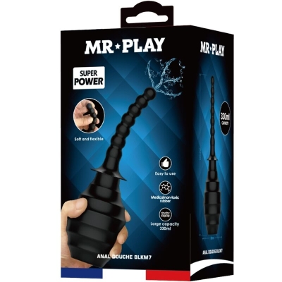 Anal Douche Blkm7 Super Power Black | Mr Play