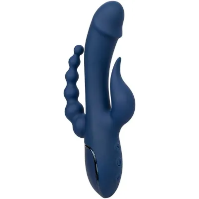 Triple Orgasm Vibrator Blau | Calex