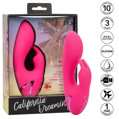 So. Cal Sunshine Vibrator Fuchsia | Calex