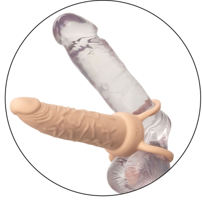 Performance Maxx Wiederaufladbarer Dual Penetrator, Helle Haut | Calex