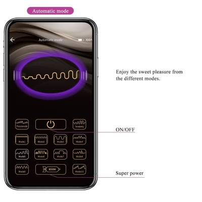 Nymph Vibrierendes Ei App Gesteuert Lila | Pretty Love