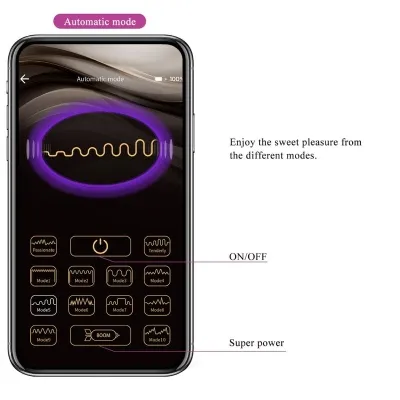 Nymph Vibrierendes Ei App Gesteuert Lila – Pretty Love