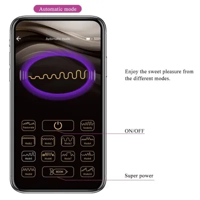 Baird G-Spot App Vibrator 12 Modes Purple | Pretty Love