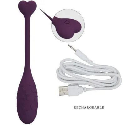 App Gesteuertes Fisherman Vibrierendes Ei Lila – Pretty Love
