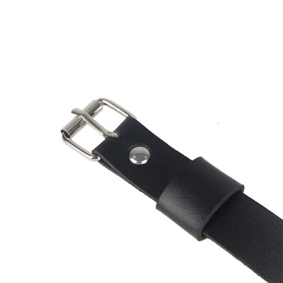 Leather Chain Leg Harness Black – Subblime