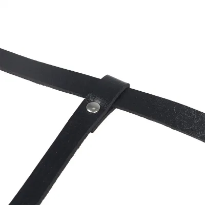 Körperharness Aus Leder Schwarz – Subblime