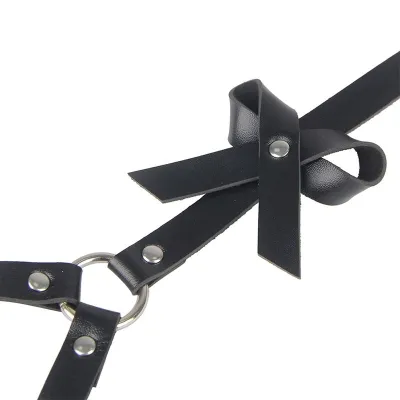 Leder Hüft Und Bein Harness Schwarz – Subblime