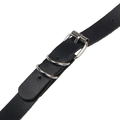 Ganzkörperharness Mit Lederschnallen Schwarz – Subblime