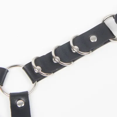 Belt and Garter with Rings and Chain – Subblime