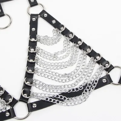 Harness Bra and Necklace with Chains – Subblime